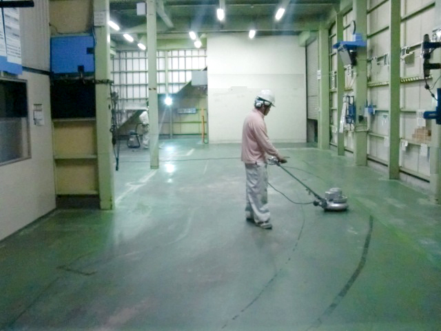 塗床工事・改修中